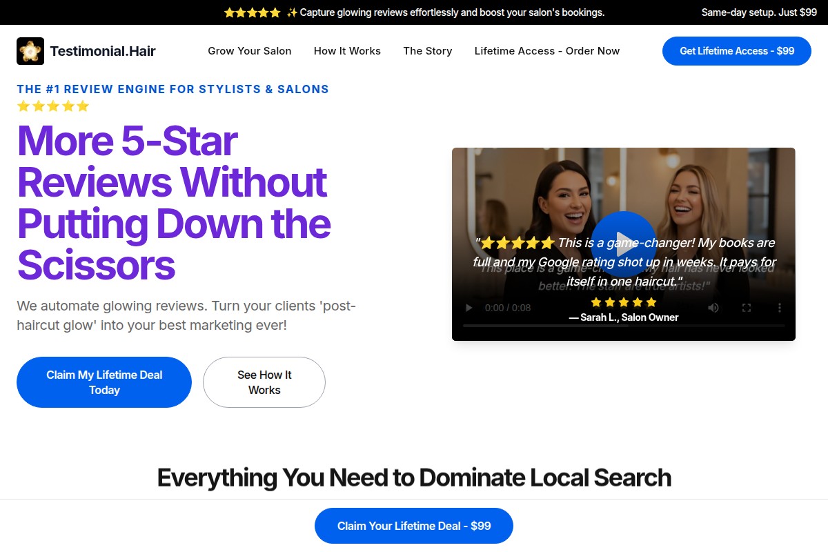 Testimonial Hair Capture